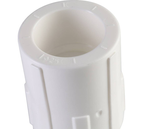 Муфта комбинированная Политэк PP-R 25х1/2 ВР белая 9100002512