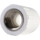Муфта комбинированная Политэк PP-R 25х1/2 ВР белая 9100002512