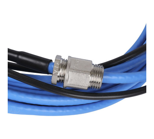 Кабель греющий Thermo для ввода в трубу с сальником 10 Вт/м 8 м CBL 10-8