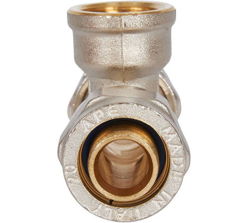 Тройник-переходник обжимной STOUT с внутренней резьбой 20х1/2х20 SFS-0012-001220