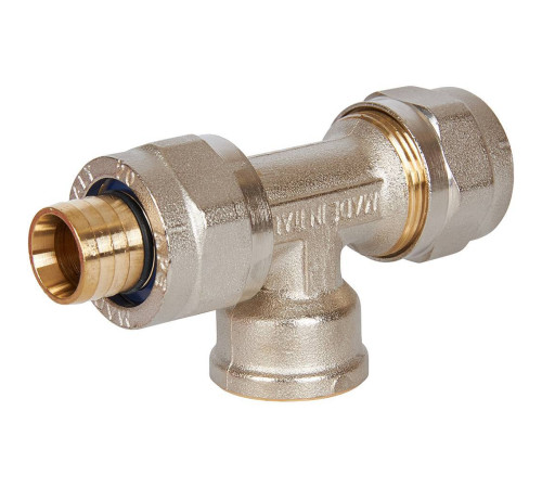 Тройник-переходник обжимной STOUT с внутренней резьбой 20х1/2х20 SFS-0012-001220