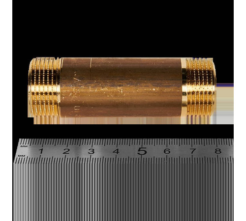 Удлинитель латунный STOUT 3/4 x 80 мм НН SFT-0062-003480