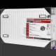 Радиатор стальной панельный ROMMER Compact 33 500x800 мм боковое подключение RRS-2010-335080