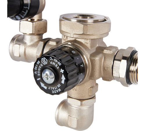 Насосно-смесительный узел STOUT SDG-0120 с байпасом без насоса SDG-0120-002000