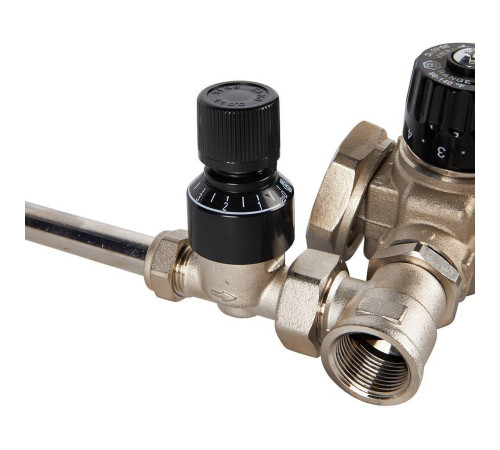 Насосно-смесительный узел STOUT SDG-0120 с байпасом без насоса SDG-0120-002000