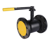 Кран шаровой стальной BROEN Ballomax фланцевый DN 150 PN 16 с рукояткой 57516