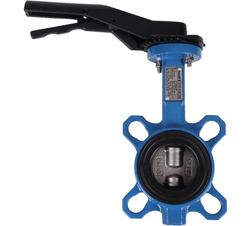 Затвор дисковый поворотный Tecofi VPI4449 DN 50 PN 16 межфланцевый диск нержавеющая сталь VPI4449-02EP0050