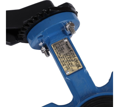 Затвор дисковый поворотный Tecofi VPI4449 DN 50 PN 16 межфланцевый диск нержавеющая сталь VPI4449-02EP0050