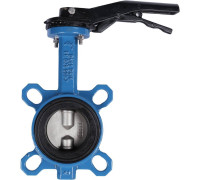 Затвор дисковый поворотный Tecofi VPI4449 DN 65 PN 16 межфланцевый диск нержавеющая сталь VPI4449-02EP0065