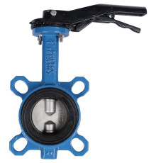 Затвор дисковый поворотный Tecofi VPI4449 DN 65 PN 16 межфланцевый диск нержавеющая сталь VPI4449-02EP0065