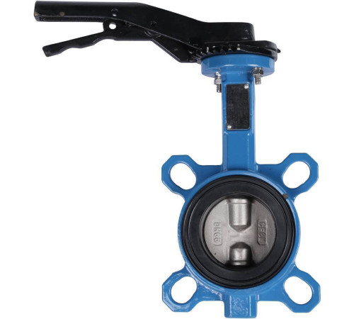 Затвор дисковый поворотный Tecofi VPI4449 DN 65 PN 16 межфланцевый диск нержавеющая сталь VPI4449-02EP0065