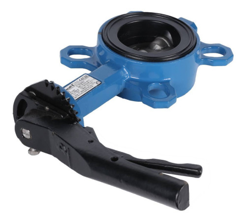 Затвор дисковый поворотный Tecofi VPI4449 DN 65 PN 16 межфланцевый диск нержавеющая сталь VPI4449-02EP0065