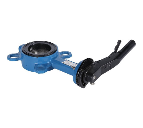 Затвор дисковый поворотный Tecofi VPI4449 DN 65 PN 16 межфланцевый диск нержавеющая сталь VPI4449-02EP0065