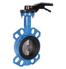 Затвор дисковый поворотный Tecofi VPI4449 DN 80 PN 16 межфланцевый диск нержавеющая сталь VPI4449-02EP0080