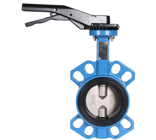 Затвор дисковый поворотный Tecofi VPI4449 DN 80 PN 16 межфланцевый диск нержавеющая сталь VPI4449-02EP0080