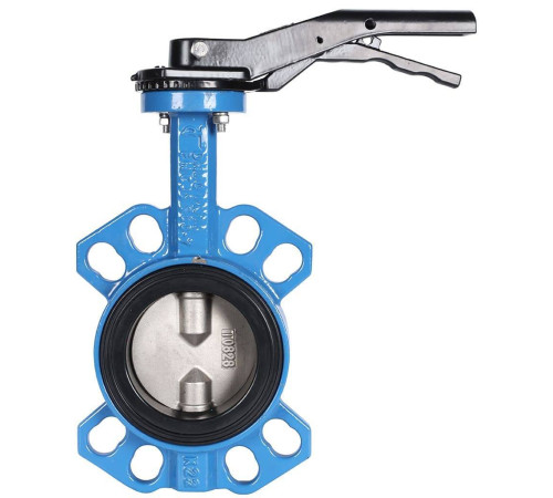 Затвор дисковый поворотный Tecofi VPI4449 DN 80 PN 16 межфланцевый диск нержавеющая сталь VPI4449-02EP0080