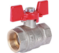 Кран шаровой ROMMER 3/4 ВР/ВР ручка бабочка RBV-0003-0110220