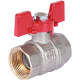 Кран шаровой ROMMER 3/4 ВР/ВР ручка бабочка RBV-0003-0110220