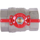 Кран шаровой ROMMER 1 ВР/ВР ручка бабочка RBV-0003-0110225
