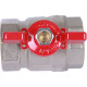 Кран шаровой ROMMER 1 1/4 ВР/ВР ручка бабочка RBV-0003-0110232