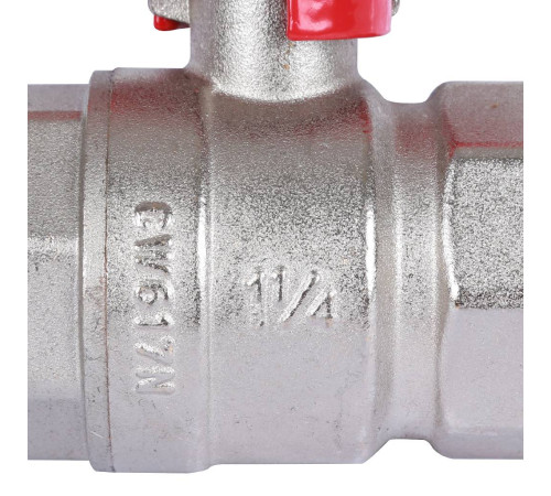 Кран шаровой ROMMER 1 1/4 ВР/ВР ручка бабочка RBV-0003-0110232