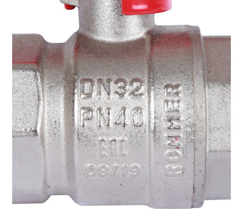 Кран шаровой ROMMER 1 1/4 ВР/ВР ручка бабочка RBV-0003-0110232