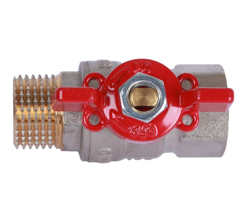 Кран шаровой ROMMER 1/2 ВР/НР ручка бабочка RBV-0004-0210215