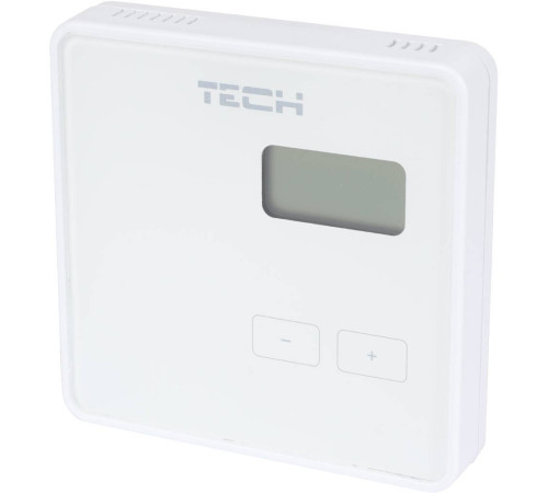 Проводной комнатный терморегулятор TECH R-9b белый WG.11.0544