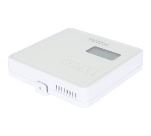 Проводной комнатный терморегулятор TECH R-9b белый WG.11.0544