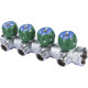 Коллектор регулирующий STOUT 3/4 4 отвода 1/2 плоское уплотнение SMB-6849-341204