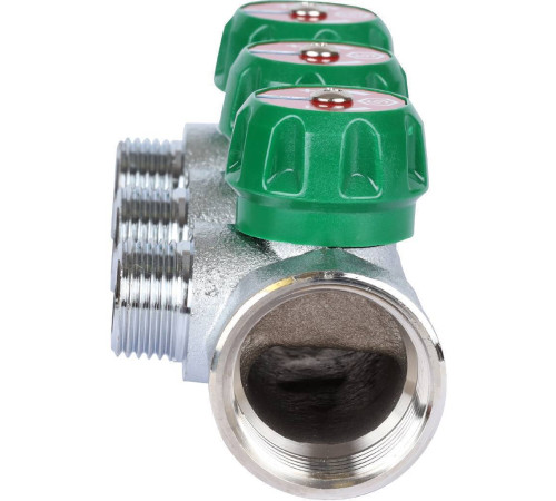 Коллектор регулирующий STOUT 1 3 отвода 1/2 плоское уплотнение SMB-6849-011203