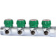Коллектор регулирующий STOUT 1 4 отвода 1/2 плоское уплотнение SMB-6849-011204