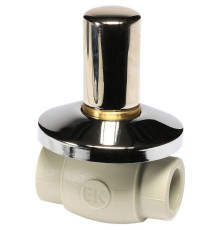 Кран шаровой полипропиленовый Wavin Ekoplastik под штукатурку 25 мм SVEKPLK025RCT