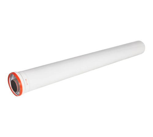 Удлинитель дымохода коаксиальный раструбный ROMMER 60/100 L 1000 мм RCA-6010-001000