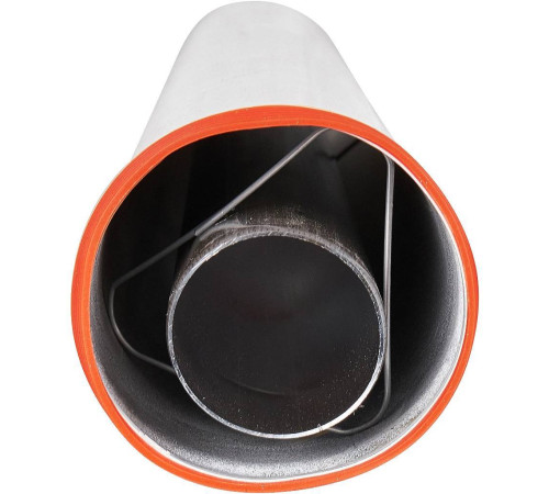 Удлинитель дымохода коаксиальный раструбный ROMMER 60/100 L 1000 мм RCA-6010-001000