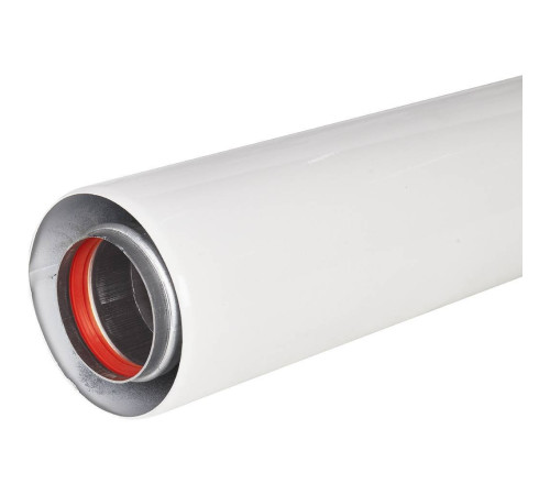 Удлинитель дымохода коаксиальный раструбный ROMMER 60/100 L 1000 мм RCA-6010-001000