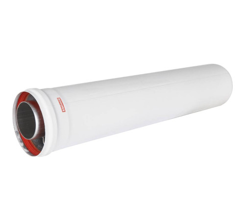Удлинитель дымохода коаксиальный раструбный ROMMER 60/100 L 500 мм RCA-6010-000500