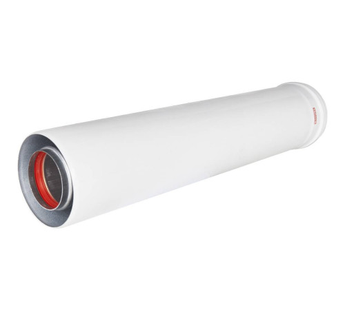 Удлинитель дымохода коаксиальный раструбный ROMMER 60/100 L 500 мм RCA-6010-000500