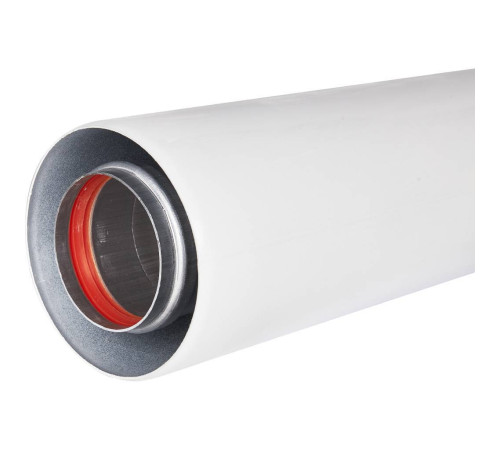 Удлинитель дымохода коаксиальный раструбный ROMMER 60/100 L 500 мм RCA-6010-000500
