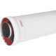 Удлинитель дымохода коаксиальный раструбный ROMMER 60/100 L 500 мм RCA-6010-000500