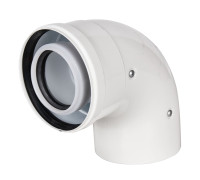 Отвод конденсационный ROMMER 90° 60/100 мм RCA-8610-010090