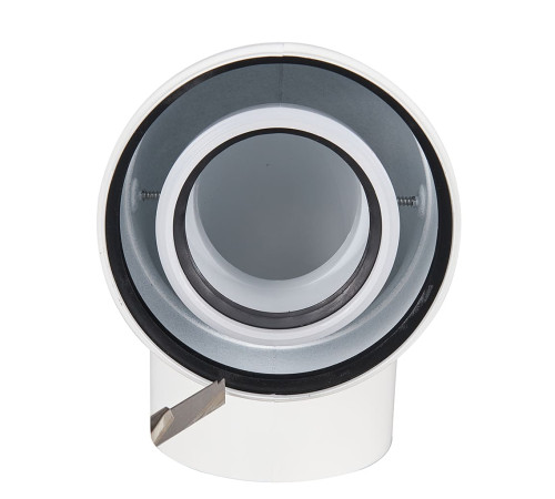 Отвод конденсационный ROMMER 90° 60/100 мм RCA-8610-010090