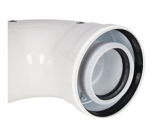 Отвод конденсационный ROMMER 90° 60/100 мм RCA-8610-010090