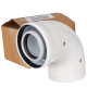 Отвод конденсационный ROMMER 90° 60/100 мм RCA-8610-010090