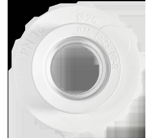Муфта разъемная Pro Aqua PP-R пластиковая 25 мм PN10 белая PA19010