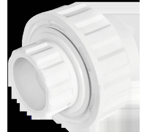 Муфта разъемная Pro Aqua PP-R пластиковая 25 мм PN10 белая PA19010