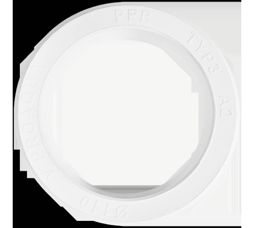 Заглушка PP-R Pro Aqua 110 мм белая PA15024