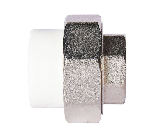 Муфта комбинированная разъемная Pro Aqua PP-R 25x3/4 ВР усиленная Белая PA20014S