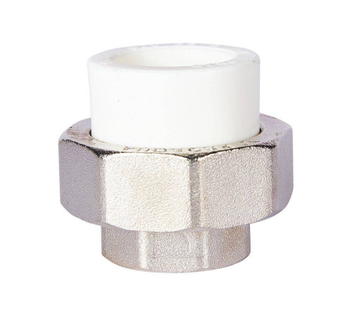 Муфта комбинированная разъемная Pro Aqua PP-R 25x3/4 ВР усиленная Белая PA20014S