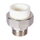 Муфта комбинированная разъемная Pro Aqua PP-R 32x1 НР усиленная Белая PA21018S